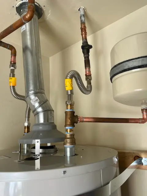 Water heater installation and plumbing repair in Hidden Valley