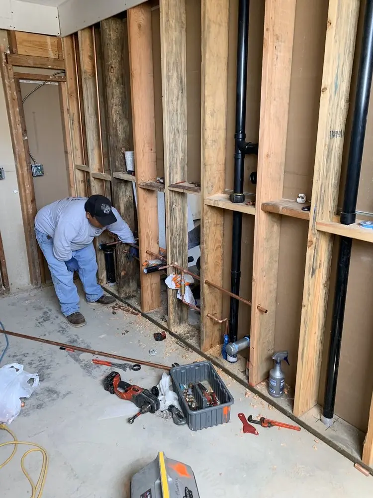 Commercial rough-in plumbing for Gas Line Repair in Hidden Valley